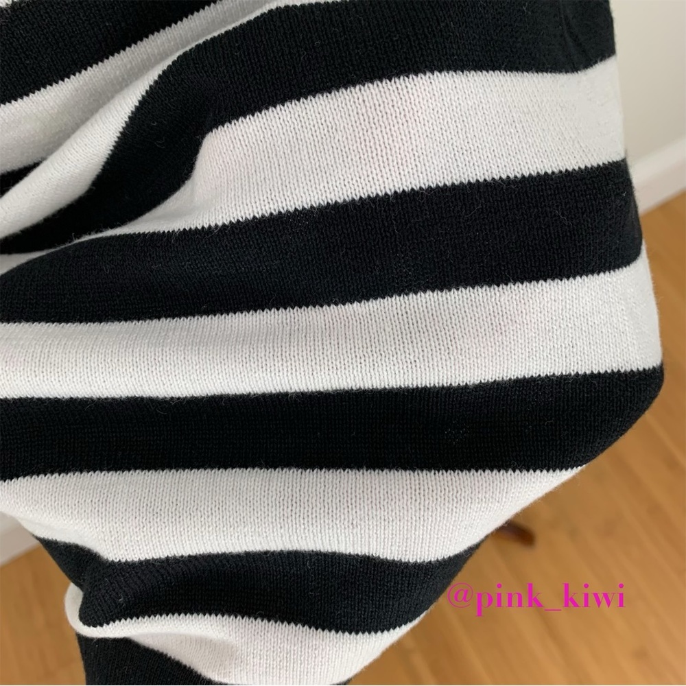 Area Stars Crewneck Racer Stripe Sweater Dress - Picture 8 of 13